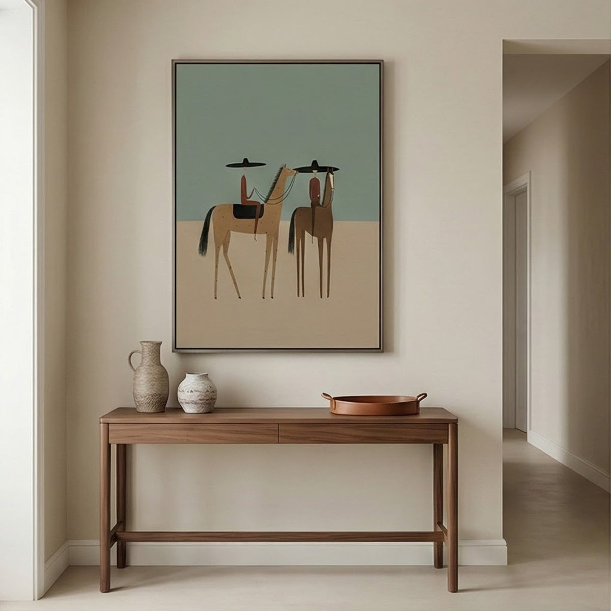 Vintage Americana Art | Desert Duet