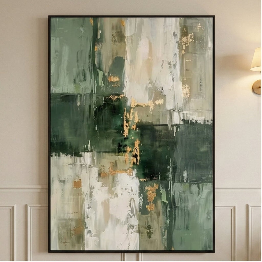 Contemporary Luxe Art | Emerald Interval
