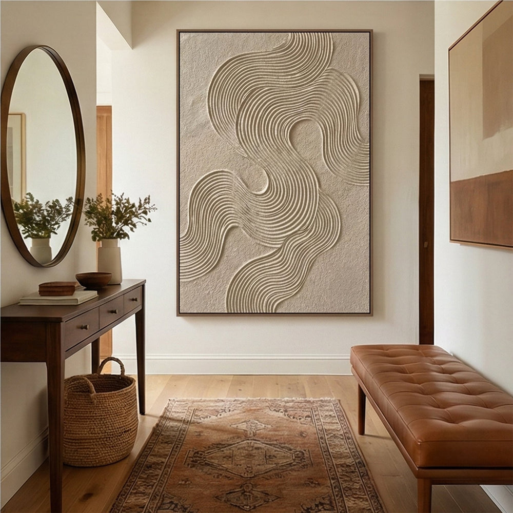 3D textured Art | Zen Ripples