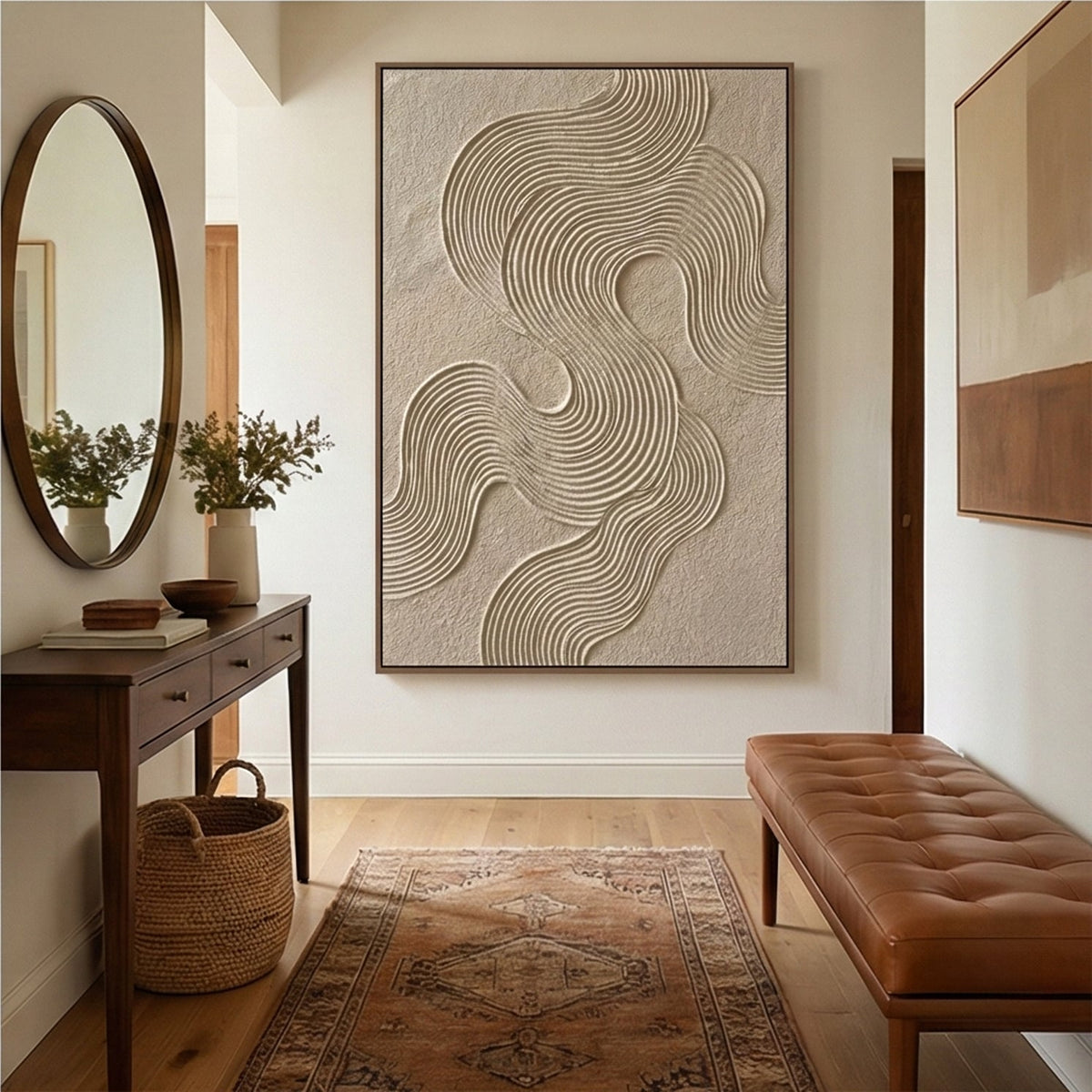 3D textured Art | Zen Ripples
