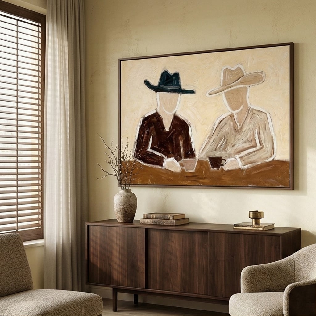 Vintage Americana Art | Cafe Companions