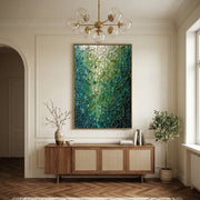 Contemporary Luxe Art | Emerald Kintsugi