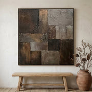 Wabi-Sabi Art | Burnished Earth Mosaic