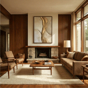 Contemporary Luxe Art | Golden Current Flow
