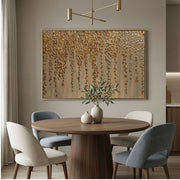 Contemporary Luxe Art | Amber Rain Cascade