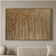 Contemporary Luxe Art | Amber Rain Cascade
