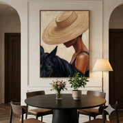 Vintage Americana Art | Velvet Brim Muse