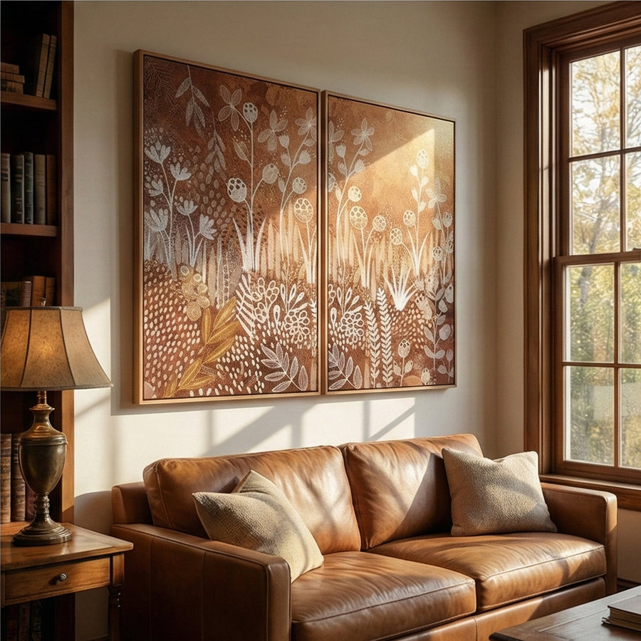Bohemian Art | Botanical Gold Harmony