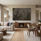 Contemporary Luxe Art | Bronze Current Flow