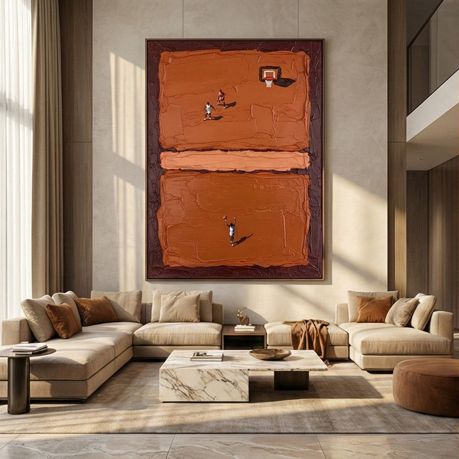 3D textured Art | Jump Shot Moment