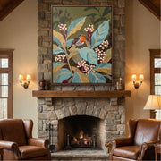 Bohemian Art | Bird in Leaves