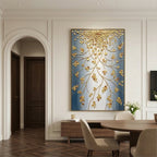 Contemporary Luxe Art | Golden Branch Cascade