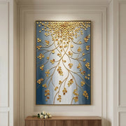 Contemporary Luxe Art | Golden Branch Cascade