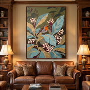Bohemian Art | Bird in Leaves