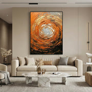 Abstract Art | Whirling Amber