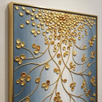Contemporary Luxe Art | Golden Branch Cascade