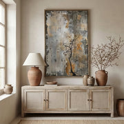 Wabi-Sabi Art | Weathered Quiet Bloom