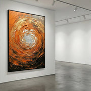 Abstract Art | Whirling Amber