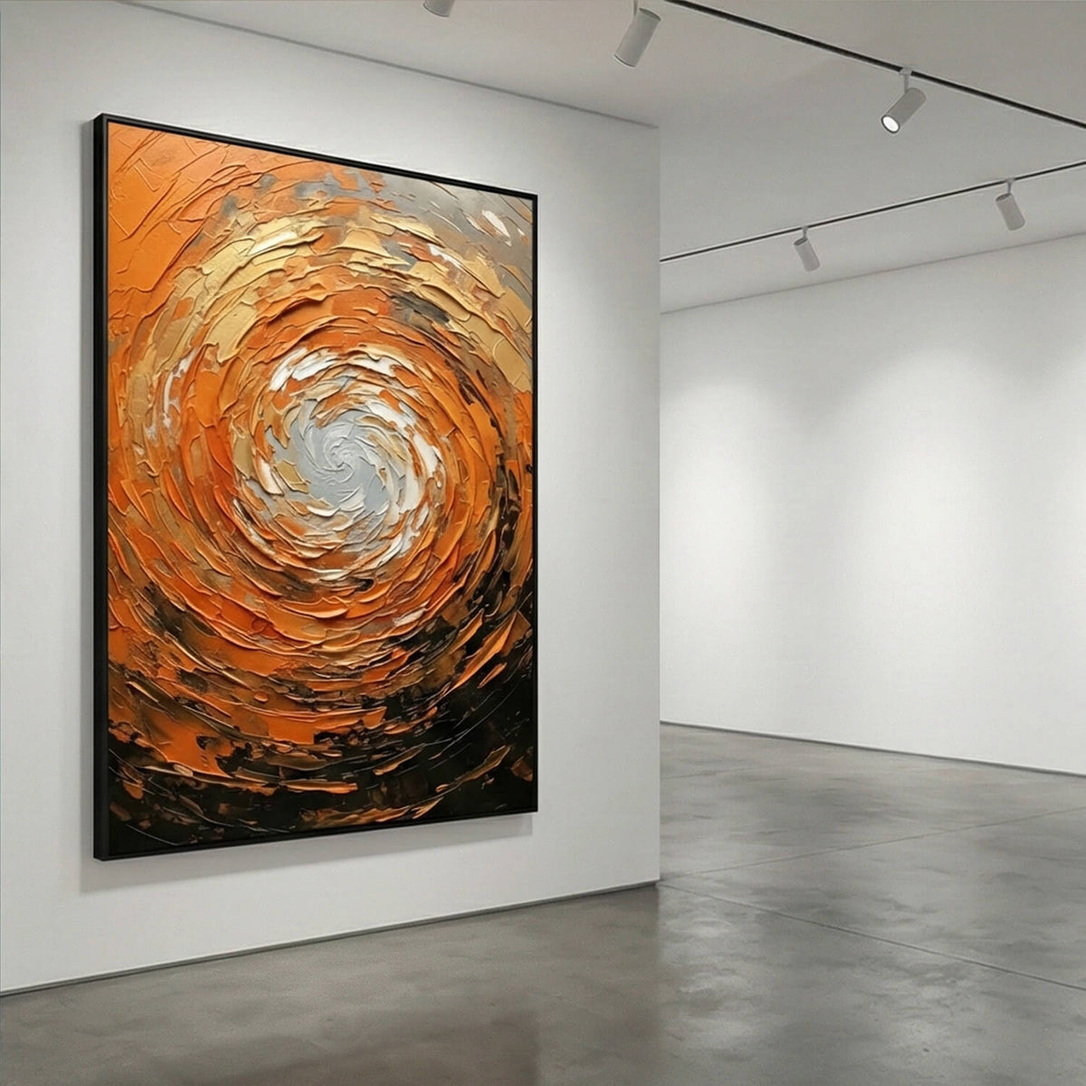 Abstract Art | Whirling Amber