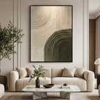 3D textured Art | Olive Arc Texture