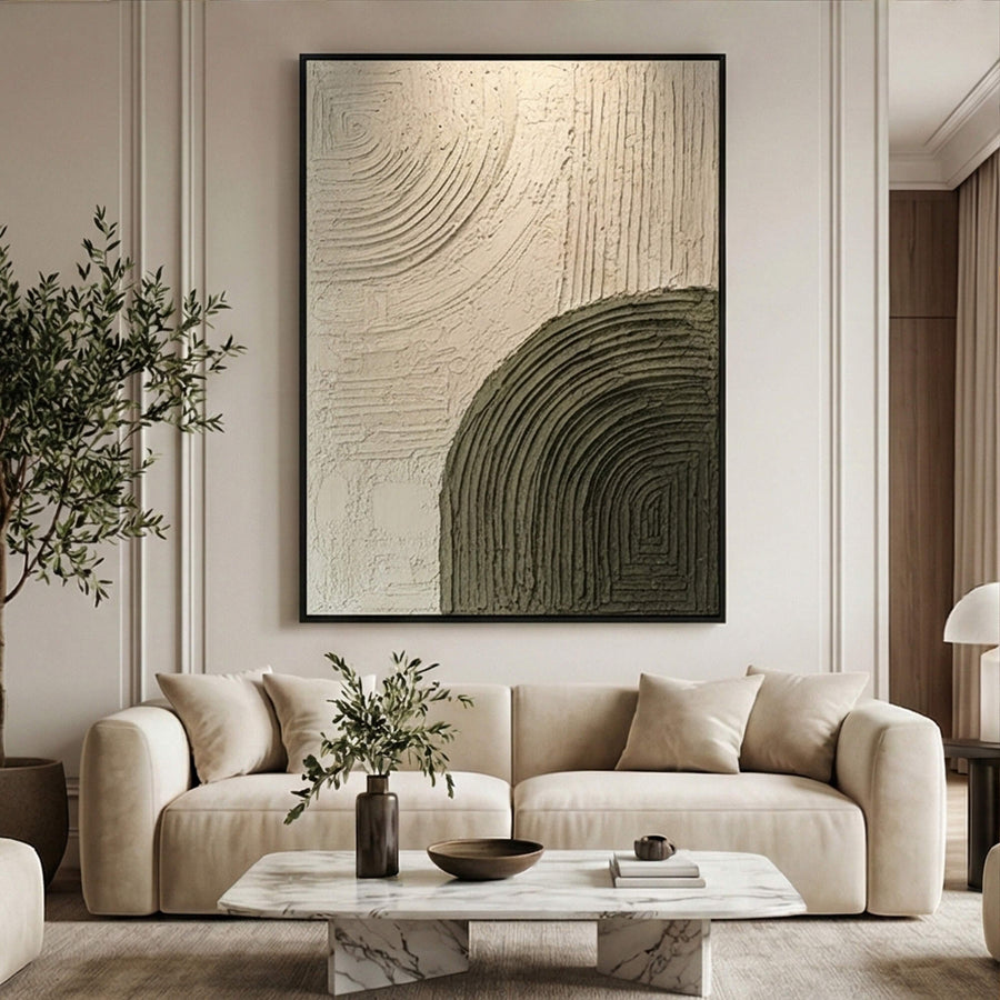 3D textured Art | Olive Arc Texture