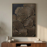 Contemporary Luxe Art | Bronze Petal Whisper