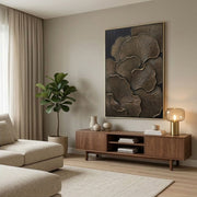 Contemporary Luxe Art | Bronze Petal Whisper