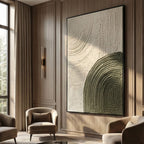 3D textured Art | Olive Arc Texture