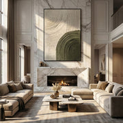 3D textured Art | Olive Arc Texture