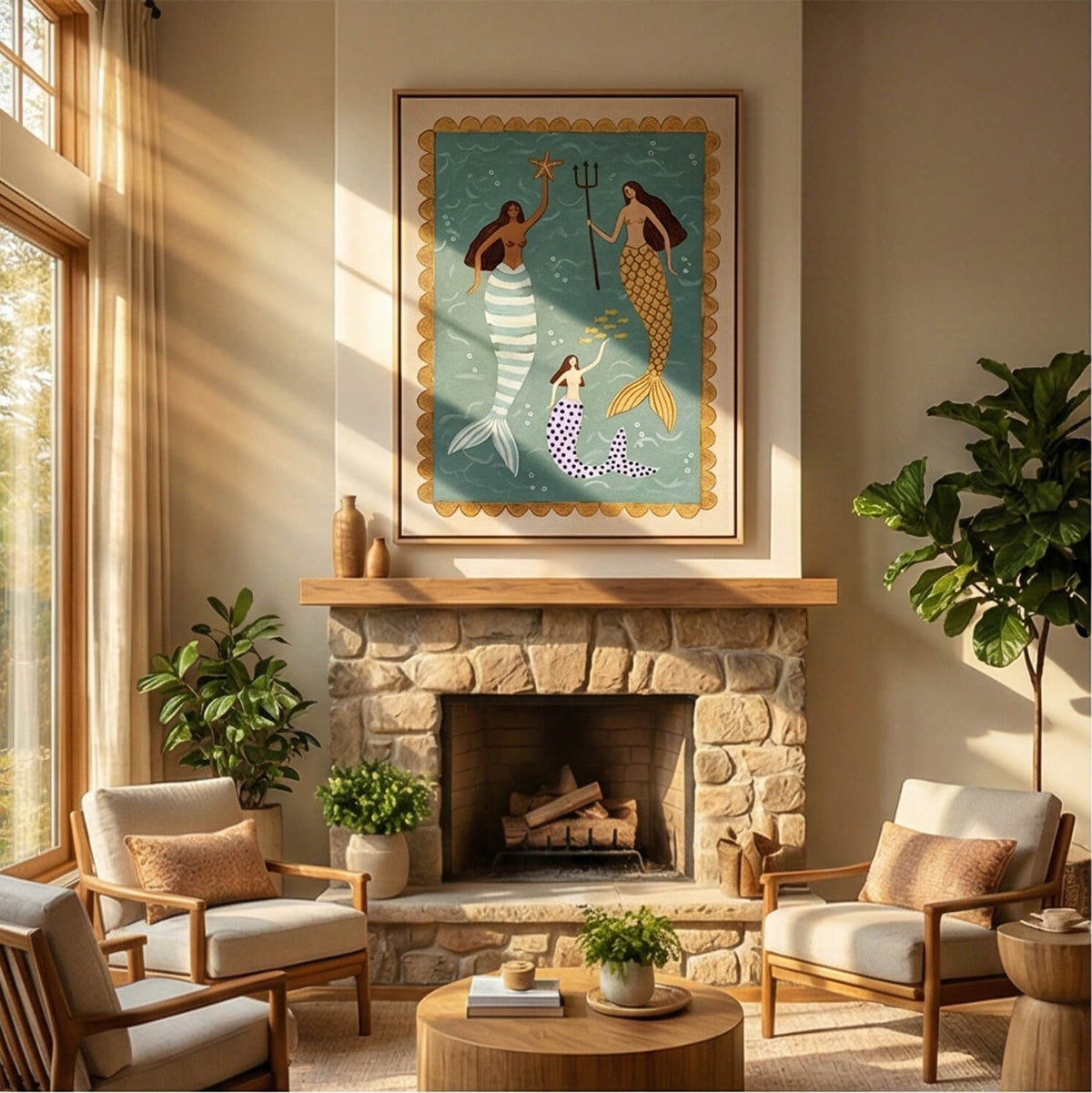 Surreal Art | Aquatic Sisters' Serenade