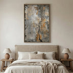 Wabi-Sabi Art | Weathered Quiet Bloom