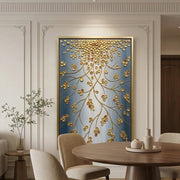 Contemporary Luxe Art | Golden Branch Cascade