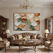 3D textured Art | Gilded Library Reverie