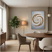 Contemporary Luxe Art | Golden Spiral Drift