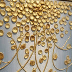 Contemporary Luxe Art | Golden Branch Cascade