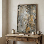 Wabi-Sabi Art | Weathered Quiet Bloom