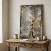 Wabi-Sabi Art | Weathered Quiet Bloom