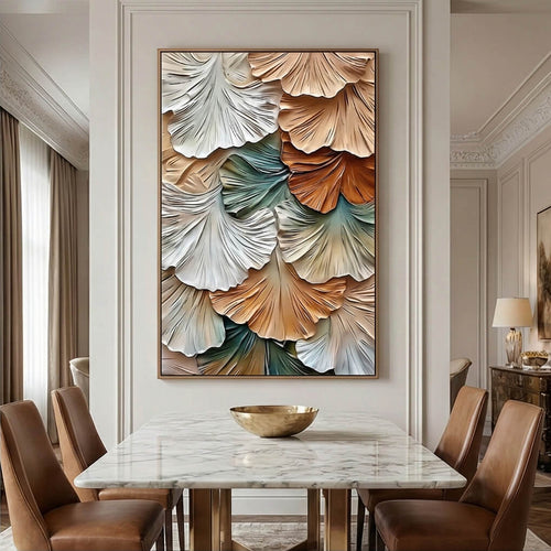 3D textured Art | Gilded Library Reverie