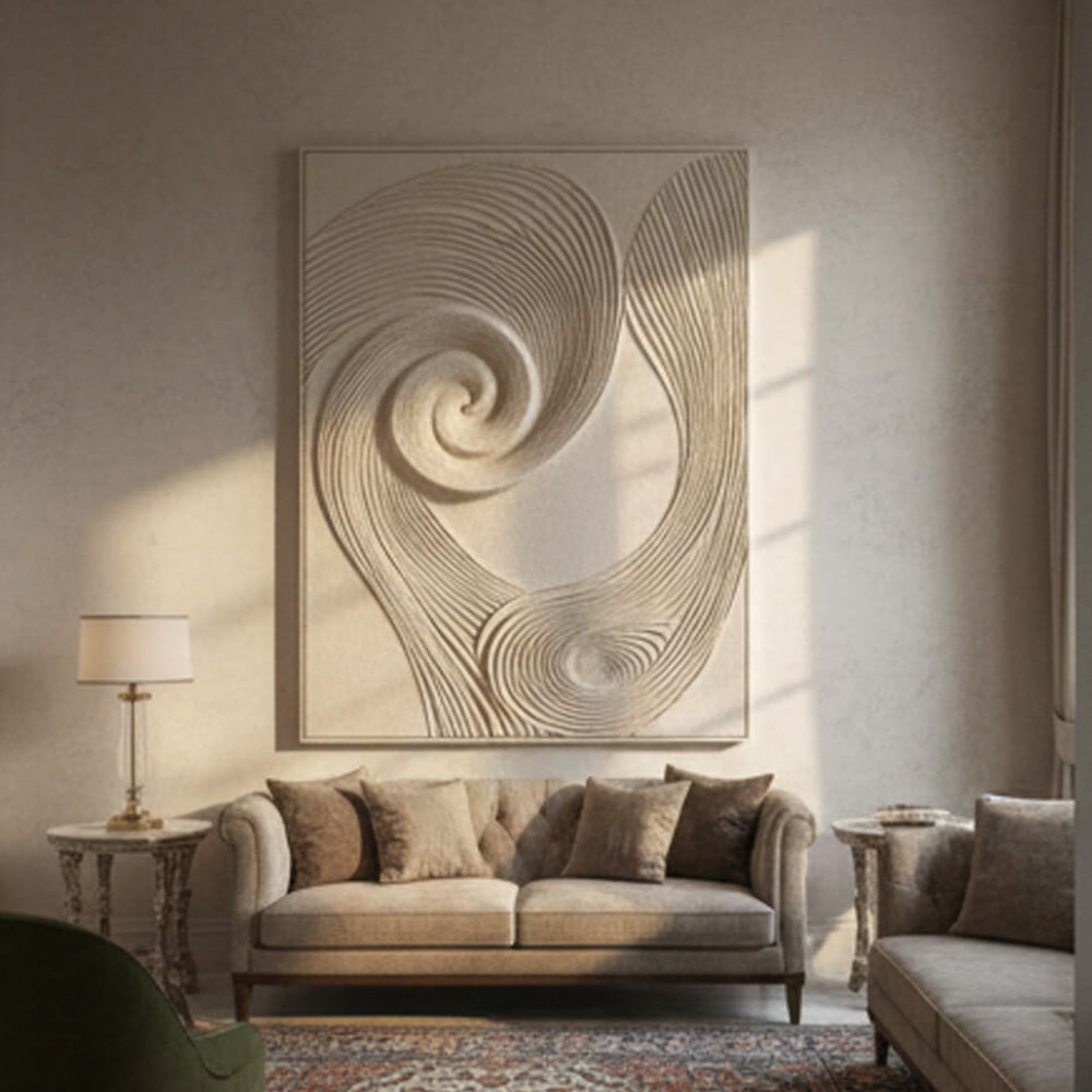 3D-Textured Art | Spiral Lullaby