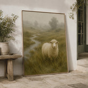 Vintage Americana Art | Valley Wool Ewe