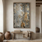 Wabi-Sabi Art | Weathered Quiet Bloom