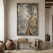 Wabi-Sabi Art | Weathered Quiet Bloom
