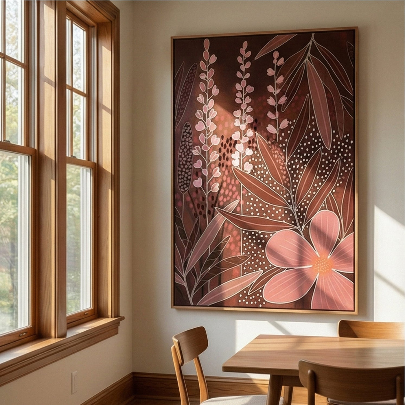 Bohemian Art | Pink Garden Bloom