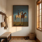 Vintage Americana Art | SunSet Riders