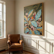 Bohemian Art | Bird in Leaves