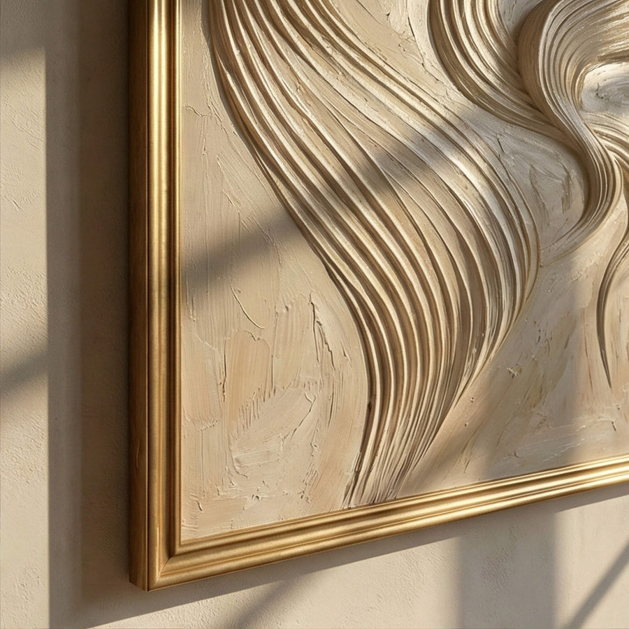 3D textured Art | Light & Linen