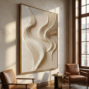 3D textured Art | Light & Linen