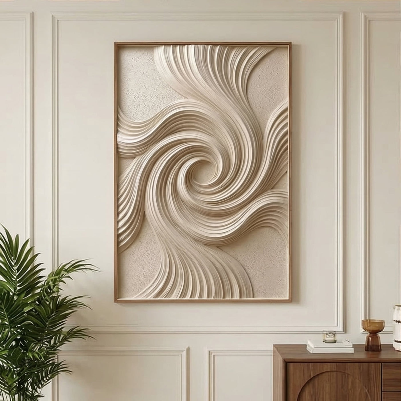 3D-Textured Art | Whispering Spiral Form