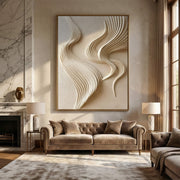 3D textured Art | Light & Linen