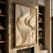 3D textured Art | Light & Linen